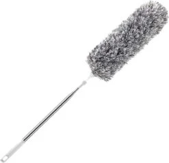 Fain® Plumeau Met Telescoopsteel – Grijs – 80 Tot 280 Cm - Uitschuifbaar – Wasbaar - Flexibel 360° Draaibaar – Duster - Microvezel Ragebol -Winkel Voor Dagelijkse Benodigdheden 1200x1163 9