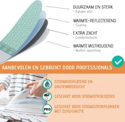 Buntes Brett® Strijkplankhoes Voor Stoomstrijkijzer (maat M) | Universeel Tot Max. 120x40 Cm | Strijkplankhoes Om Snel En Gemakkelijk Te Strijken | Made In EU | Geschikt Voor Stoomstrijkstation | Blauw -Winkel Voor Dagelijkse Benodigdheden 1200x1171 12