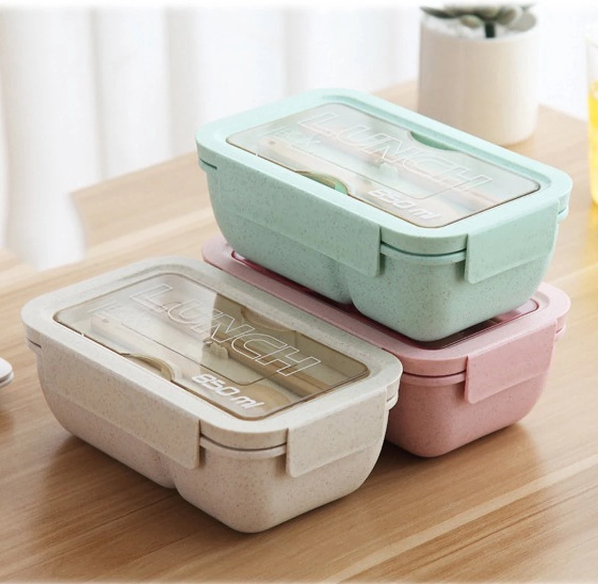 BentoBros® Duurzame Bento Box - Broodtrommel - Lunchtrommel - Lunchbox - Lunchset Voor Kinderen - Brooddoos - Duurzaam Hout - Inclusief Bestek - Voor Volwassenen En Kinderen - 0,85 Liter - Geschikt Voor Magnetron, Vriezer En Vaatwasser - Groen 3 BentoBros® Duurzame Bento Box - Broodtrommel - Lunchtrommel - Lunchbox - Lunchset Voor Kinderen - Brooddoos - Duurzaam Hout - Inclusief Bestek - Voor Volwassenen En Kinderen - 0,85 Liter - Geschikt Voor Magnetron, Vriezer En Vaatwasser - Groen