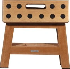 PUHLMANN - Inklapbare Kruk, JAMES, Hout, 23 Cm Hoog, Max 150 Kilo -Winkel Voor Dagelijkse Benodigdheden 1200x1178 13