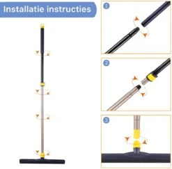 Classic Watertrekker - Met Telescoopsteel (110-138 Cm) - 43.5 Cm Veegbreedte - Vloertrekker - Aftrekker - Douche Trekker 11 Classic Watertrekker - Met Telescoopsteel (110-138 Cm) - 43.5 Cm Veegbreedte - Vloertrekker - Aftrekker - Douche Trekker -Winkel Voor Dagelijkse Benodigdheden 1200x1182 4