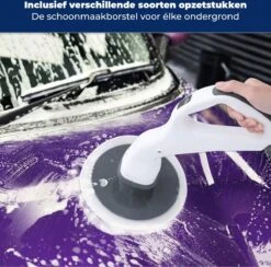 B-care Elektrische Schoonmaakborstel - 4 Opzetstukken - Wasborstel - Poetsmachine - Schrobborstel - Handborstel - Werkborstel - Schrobber - Boorborstel - Schoonmaakmiddelen - Reinigingsborstel -Winkel Voor Dagelijkse Benodigdheden 1200x1184 19