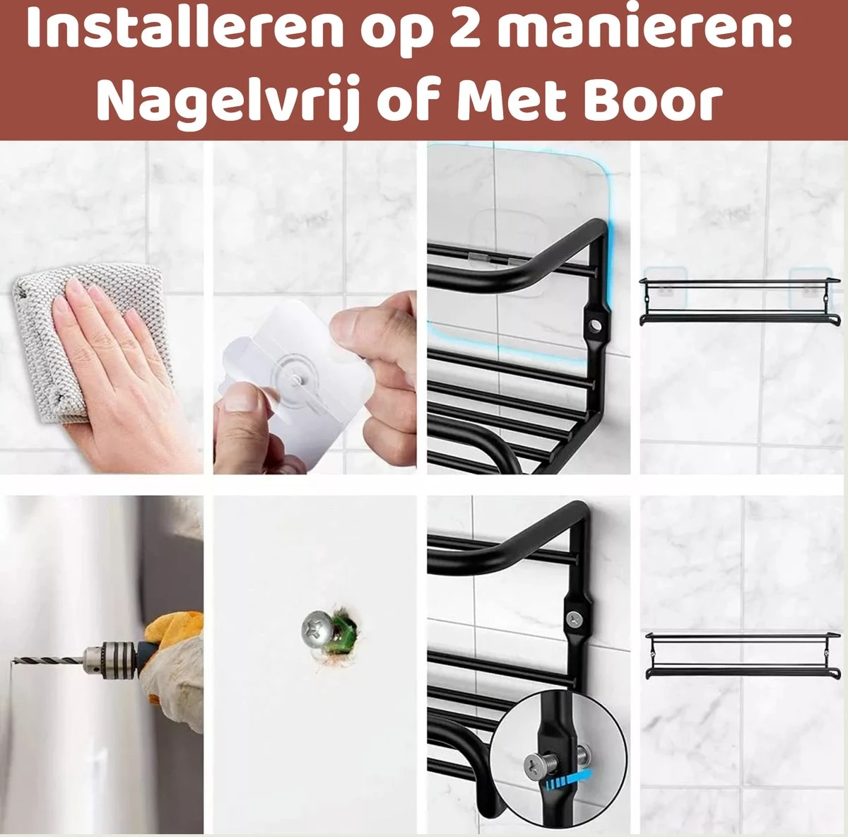 Mmoods Kruidenrek Ophangbaar Zonder Boren - 4 Laags Voor 24 Kruidenpotjes - Speciaal Voor Muur, Wandkast, Kastdeur - Hangende Kruidenorganizer Keuken - Keukenaccessoires 9 Mmoods Kruidenrek Ophangbaar Zonder Boren - 4 Laags Voor 24 Kruidenpotjes - Speciaal Voor Muur, Wandkast, Kastdeur - Hangende Kruidenorganizer Keuken - Keukenaccessoires - Afbeelding 7