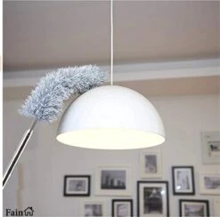 Fain® Plumeau Met Telescoopsteel – Grijs – 80 Tot 280 Cm - Uitschuifbaar – Wasbaar - Flexibel 360° Draaibaar – Duster - Microvezel Ragebol -Winkel Voor Dagelijkse Benodigdheden 1200x1186 13