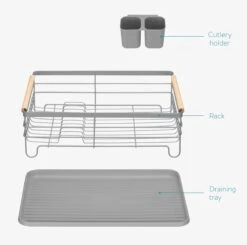 Navaris Afdruiprek Met Uitneembare Bestekhouder - Afwasrek Met Losse Lekbak - Vaatwasrek Met Plateau - Voor Bestek, Borden, Schalen En Pannen 14 Navaris Afdruiprek Met Uitneembare Bestekhouder - Afwasrek Met Losse Lekbak - Vaatwasrek Met Plateau - Voor Bestek, Borden, Schalen En Pannen -Winkel Voor Dagelijkse Benodigdheden 1200x1189 11