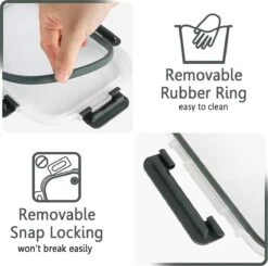 Glazen Meal Prep Bakjes 6 Stuks - Vershoudbakjes - Lunchbox - Diepvriesbakjes - Vershouddoos - Vershoudbakjes Set - Glazen Bakjes - Voedselcontainer - Magnetron Bakjes Met Deksel - BPA Vrij -Winkel Voor Dagelijkse Benodigdheden 1200x1189 24