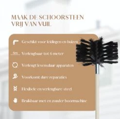 Waay Lifestyle Schoorsteenveegset - Schoorsteenborstel 6 Meter - Schoorsteenreiniger - Schrobborstels - Schoorsteenveger - Flexibele Steel - Geschikt Voor Boormachine - Wit 18 Waay Lifestyle Schoorsteenveegset - Schoorsteenborstel 6 Meter - Schoorsteenreiniger - Schrobborstels - Schoorsteenveger - Flexibele Steel - Geschikt Voor Boormachine - Wit -Winkel Voor Dagelijkse Benodigdheden 1200x1191 22