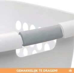 LaundrySpecialist Wasmand Met Soft Grip Handvaten – 35 X 28 X 29 Cm – 28 Liter – Wit -Winkel Voor Dagelijkse Benodigdheden 1200x1194 19