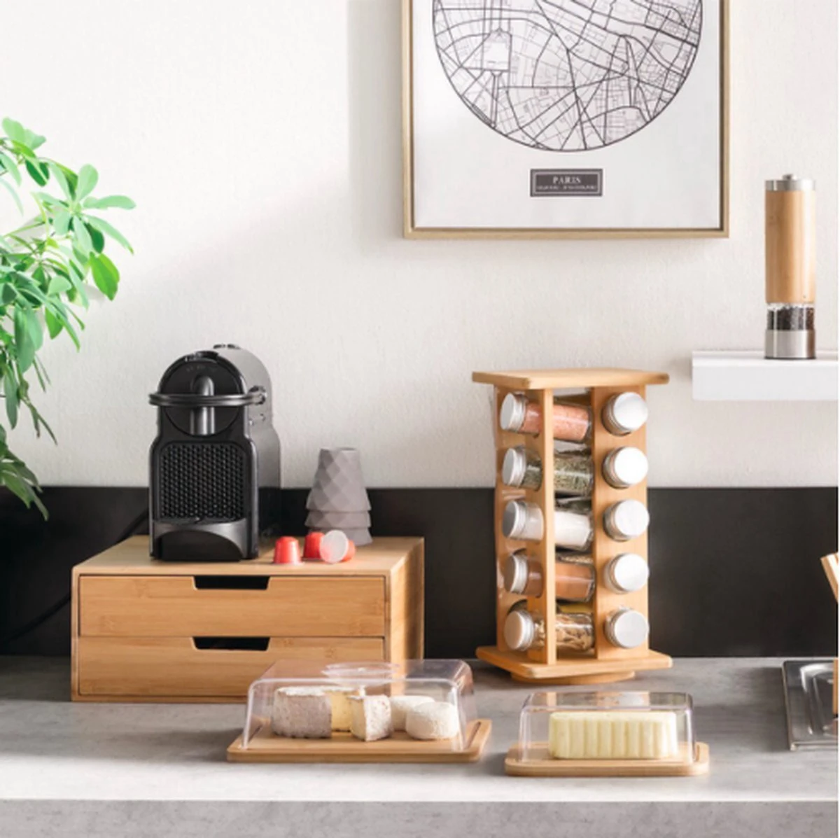 Luxe Kaasdoos - Inclusief Botervloot Met Deksel - Kaasstolp - Kaas Bewaardoos Koelkast - Vershouddoos 6 Luxe Kaasdoos - Inclusief Botervloot Met Deksel - Kaasstolp - Kaas Bewaardoos Koelkast - Vershouddoos - Afbeelding 4