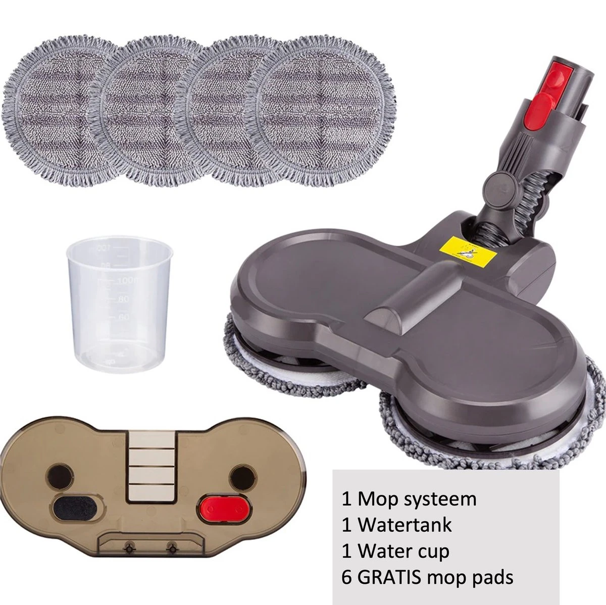 Dunmak Home - Elektrische Dweil - Elektrische Mop - Voor Dyson V8 V7 V10 V11 Series - Vloerwisser - Vloermop - Elektrische Vloerwisser - 2 In 1 Stofzuig En Dweil - GRATIS 6 Mops 3 Dunmak Home - Elektrische Dweil - Elektrische Mop - Voor Dyson V8 V7 V10 V11 Series - Vloerwisser - Vloermop - Elektrische Vloerwisser - 2 In 1 Stofzuig En Dweil - GRATIS 6 Mops
