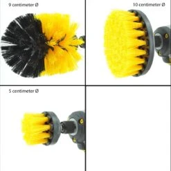 Merkloos Kibani 3 Delige Borstelset Voor Boormachine - Schrobborstel - Polypropyleen - Borstel Boormachine - Schuurborstel - Automatische Reiniging - Reinigingsborstels Voor Boormachine - Schoonmaakborstel -Winkel Voor Dagelijkse Benodigdheden 1200x1198 64