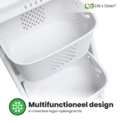 Life’s Green® - Wasmand - Wasmand 3 Vakken - Wassorteerder - Ophangbaar -Winkel Voor Dagelijkse Benodigdheden 1200x1199 43