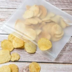 Merkloos Siliconen Vershoudzakken - 10 Stuks - Diepvrieszakken - Lekvrij - Boterhamzak Herbruikbaar - Bewaarzakjes - Duurzaam - Hersluitbaar -Winkel Voor Dagelijkse Benodigdheden 1200x1200 1013