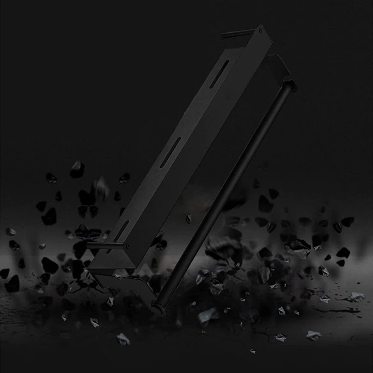 Merkloos Kruidenrek Met Rolhouder, Keuken Organizer, Kruidenrek Met/zonder Boren, Kruidenrek, Wandorganizer Voor Specerijen, Set Van 2 Zwarte Keukenrekken, Kruidenrek Ophangbaar, Wandrek, Staal, Zwart, Keukenrek 5 Merkloos Kruidenrek Met Rolhouder, Keuken Organizer, Kruidenrek Met/zonder Boren, Kruidenrek, Wandorganizer Voor Specerijen, Set Van 2 Zwarte Keukenrekken, Kruidenrek Ophangbaar, Wandrek, Staal, Zwart, Keukenrek - Afbeelding 3