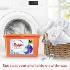 Robijn Stralend Wit 3 In 1 Wascapsules Speciaal Voor De Witte Was - 40 Wasbeurten Kwartaalbox 18 Robijn Stralend Wit 3 In 1 Wascapsules Speciaal Voor De Witte Was - 40 Wasbeurten Kwartaalbox -Winkel Voor Dagelijkse Benodigdheden 1200x1200 122