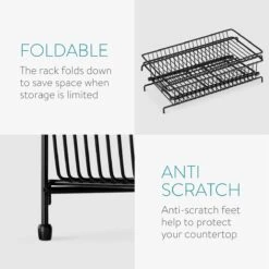 Navaris Stalen Kruidenrekje 2 Etages - Kruidenrek Staand - Rek Voor Kruidenpotjes En Glaasjes - Multifunctionele Organizer Voor Keuken En Badkamer -Winkel Voor Dagelijkse Benodigdheden 1200x1200 1227