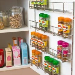 KitchenBrothers Ophangbaar Kruidenrek Voor 32 Kruidenpotjes - Spice Rack – Keuken Rek - Kruiden Organizer - Specerijen Opbergen - 4 Laags - 40 X 6.3 X 50 Cm - RVS 11 KitchenBrothers Ophangbaar Kruidenrek Voor 32 Kruidenpotjes - Spice Rack – Keuken Rek - Kruiden Organizer - Specerijen Opbergen - 4 Laags - 40 X 6.3 X 50 Cm - RVS -Winkel Voor Dagelijkse Benodigdheden 1200x1200 1241