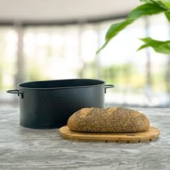 Industrial Living Broodtrommel-Brooddoos Met Snijplank-Brood Bewaren-Metaal-Hout -Winkel Voor Dagelijkse Benodigdheden 1200x1200 1326