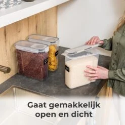 Stosh Voorraadpotten - Voorraadbussen - Vershouddoos - 4 Stuks - 4.0L - BPA Vrij - Kunststof 13 Stosh Voorraadpotten - Voorraadbussen - Vershouddoos - 4 Stuks - 4.0L - BPA Vrij - Kunststof -Winkel Voor Dagelijkse Benodigdheden 1200x1200 1395