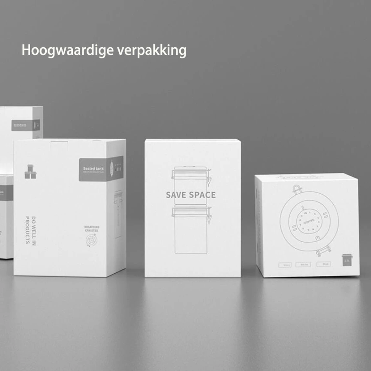 Koffiebonen Opbergbus- Koffiebonen Bewaren - Nieuw Voedsel Bewaren - Kitchen Merchandise - Vooraadbus - Bewaardozen - Kitchen Merchandise - 1.8L Vooraadpot - Voorraadpotten - Gebroken Wit Kleur - Opslagtank Voor Gedroogd Fruit- Opslag Van Koffiebonen 5 Koffiebonen Opbergbus- Koffiebonen Bewaren - Nieuw Voedsel Bewaren - Kitchen Merchandise - Vooraadbus - Bewaardozen - Kitchen Merchandise - 1.8L Vooraadpot - Voorraadpotten - Gebroken Wit Kleur - Opslagtank Voor Gedroogd Fruit- Opslag Van Koffiebonen - Afbeelding 3