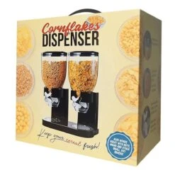 MikaMax Cornflakes Dispenser - Voorraadbus - Cornflakes Voorraadpot - Ontbijt Granendispenser - Zwart - 2 X 500 Gram 11 MikaMax Cornflakes Dispenser - Voorraadbus - Cornflakes Voorraadpot - Ontbijt Granendispenser - Zwart - 2 X 500 Gram -Winkel Voor Dagelijkse Benodigdheden 1200x1200 1405