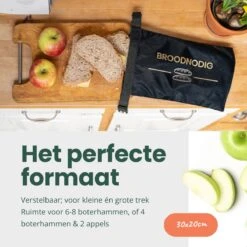 BROODNODIG® - Herbruikbare Boterhamzak - Van 100% Gerecyclede PET-flessen - Ideaal Als Diepvrieszakjes - Lunchzak - Herbruikbaar Boterhamzakje - Foodwrap - Lunchbox - 30x20cm - Zwart 14 BROODNODIG® - Herbruikbare Boterhamzak - Van 100% Gerecyclede PET-flessen - Ideaal Als Diepvrieszakjes - Lunchzak - Herbruikbaar Boterhamzakje - Foodwrap - Lunchbox - 30x20cm - Zwart -Winkel Voor Dagelijkse Benodigdheden 1200x1200 1424
