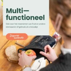 BROODNODIG® - Herbruikbare Boterhamzak - Van 100% Gerecyclede PET-flessen - Ideaal Als Diepvrieszakjes - Lunchzak - Herbruikbaar Boterhamzakje - Foodwrap - Lunchbox - 30x20cm - Zwart 15 BROODNODIG® - Herbruikbare Boterhamzak - Van 100% Gerecyclede PET-flessen - Ideaal Als Diepvrieszakjes - Lunchzak - Herbruikbaar Boterhamzakje - Foodwrap - Lunchbox - 30x20cm - Zwart -Winkel Voor Dagelijkse Benodigdheden 1200x1200 1425
