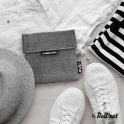 Roll'Eat Snack'n Go Herbruikbaar Boterhamzakje - Grijs 10 Roll'Eat Snack'n Go Herbruikbaar Boterhamzakje - Grijs -Winkel Voor Dagelijkse Benodigdheden 1200x1200 1449