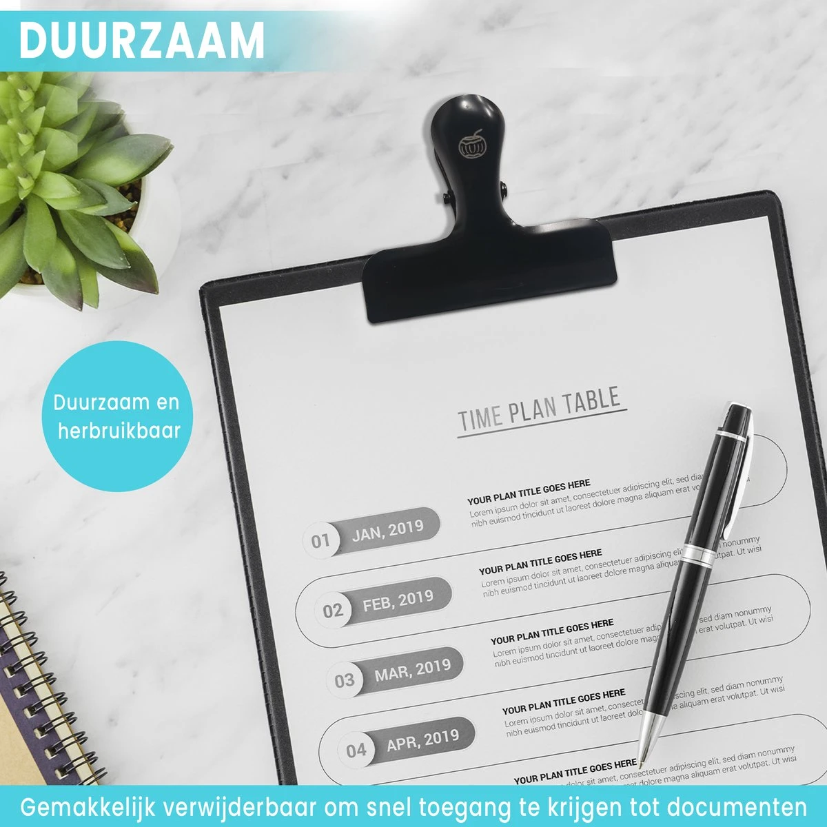 Bangosa® Vershoudclips - Afsluitclips - Vershoud Knijpers -Zaksluiter - Vershoudklemmen - RVS - 10 Stuks 3 Bangosa® Vershoudclips - Afsluitclips - Vershoud Knijpers -Zaksluiter - Vershoudklemmen - RVS - 10 Stuks - Afbeelding 2