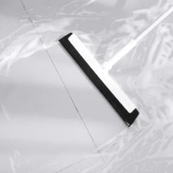 Amenzo® Vloertrekker Met Steel - Vloerwisser - 35 Cm + 120 Cm Steel - Uitschuifbare Aluminium Steel - Badkamer – Trekker - Vloerwisser Wit – Watertrekker -Winkel Voor Dagelijkse Benodigdheden 1200x1200 1515