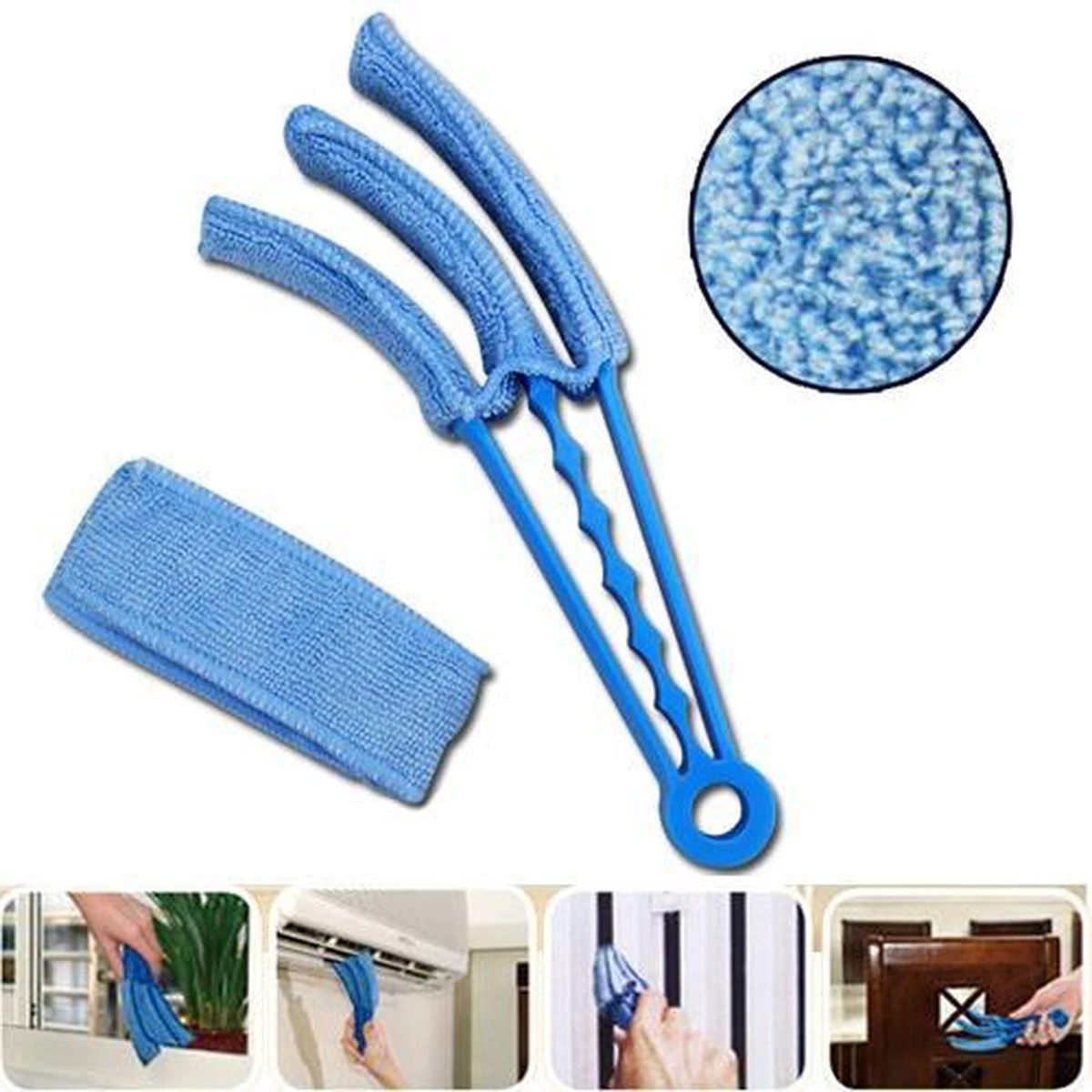 GS Jaloezie Reiniger - Lamellen Reiniger - Stoffer - 100% Wasbaar Microvezel 4 GS Jaloezie Reiniger - Lamellen Reiniger - Stoffer - 100% Wasbaar Microvezel - Afbeelding 2