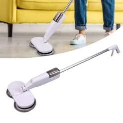 Elektrische Dweil - Elektrische Mop - Dweilapparaat - Elektrische Vloerreiniger - Draadloze Dweil - Incl. Batterijen - Wit/Zilver - 11 Elektrische Dweil - Elektrische Mop - Dweilapparaat - Elektrische Vloerreiniger - Draadloze Dweil - Incl. Batterijen - Wit/Zilver - -Winkel Voor Dagelijkse Benodigdheden 1200x1200 1637