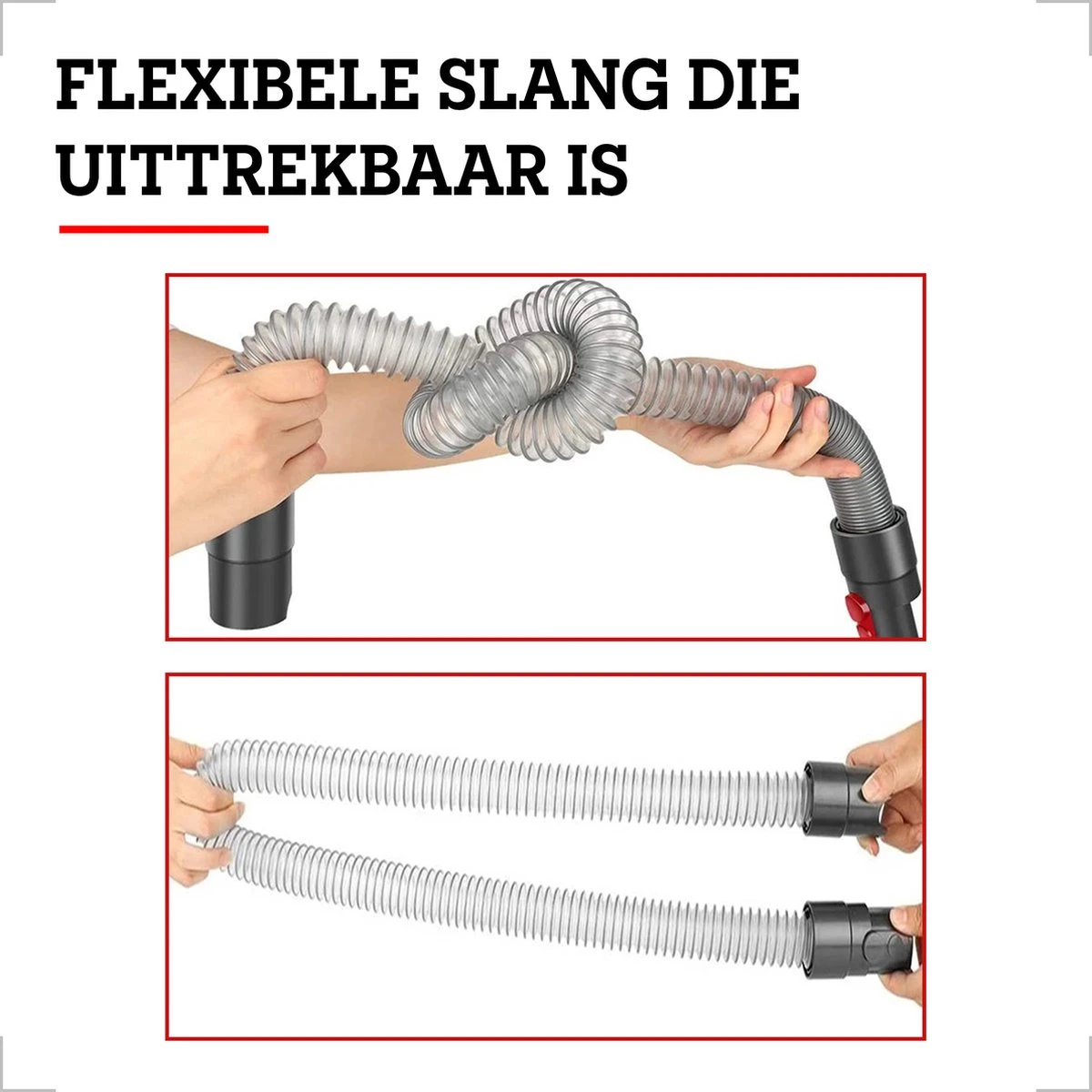 Somstyle Flexibele En Uitrekbare Slang Geschikt Voor Dyson V15 / V11 / V10 / V8 / V7 Steelstofzuiger - Verlengstuk - Opzetstuk - Stofzuigerslang - Stofzuiger Accessoires Onderdelen 6 Somstyle Flexibele En Uitrekbare Slang Geschikt Voor Dyson V15 / V11 / V10 / V8 / V7 Steelstofzuiger - Verlengstuk - Opzetstuk - Stofzuigerslang - Stofzuiger Accessoires Onderdelen - Afbeelding 4