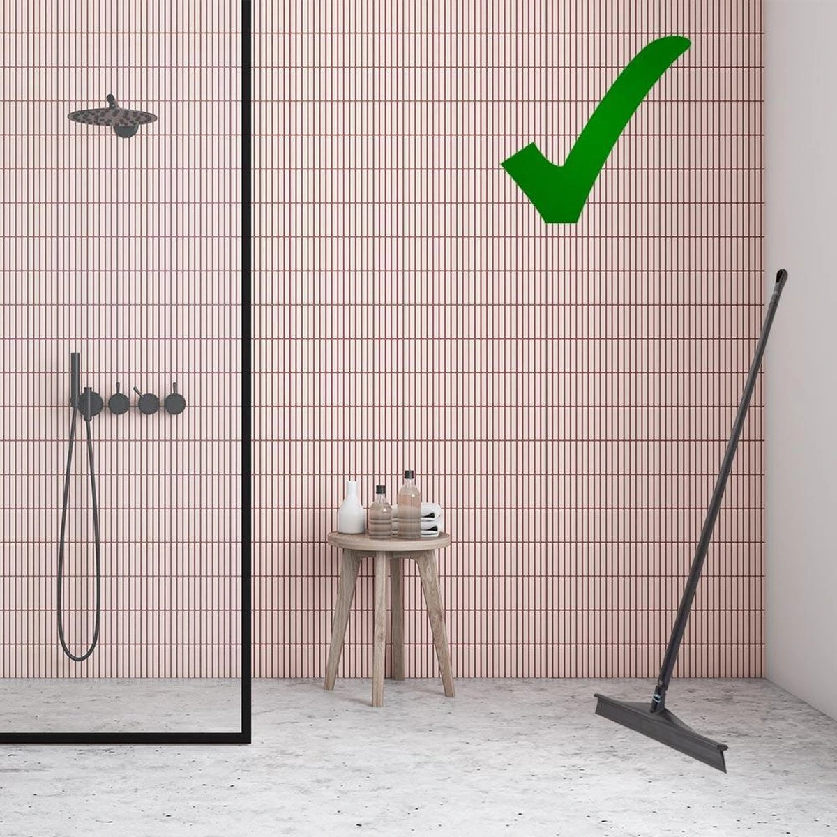 Vloertrekker Ultra Hygiënisch 40 Cm + Steel 130 Cm Wit Vikan 7 Vloertrekker Ultra Hygiënisch 40 Cm + Steel 130 Cm Wit Vikan - Afbeelding 5