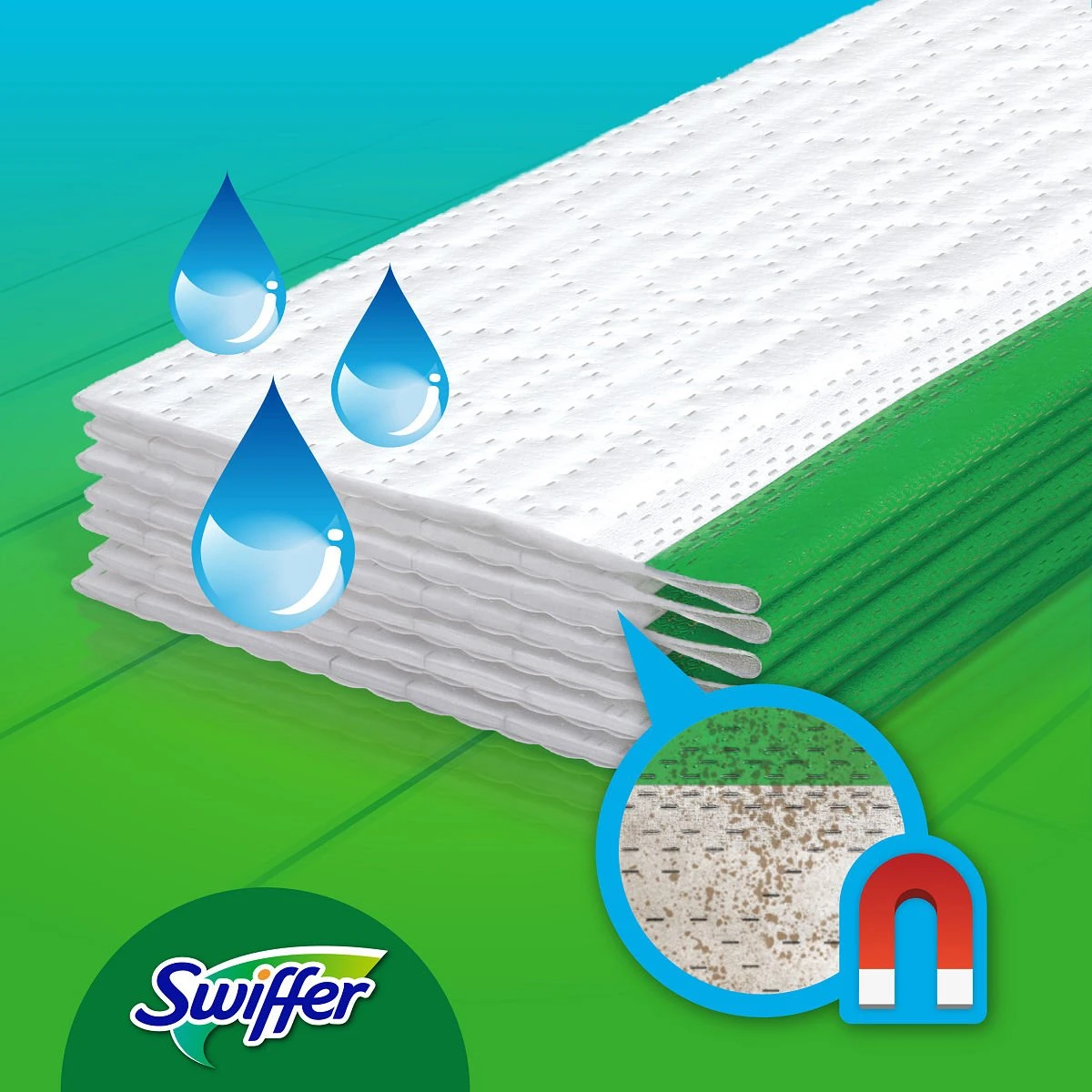 Swiffer Vochtige Vloerdoekjes - Vloerreiniger - Natte Vloerdoekjes - 24 Stuks 4 Swiffer Vochtige Vloerdoekjes - Vloerreiniger - Natte Vloerdoekjes - 24 Stuks - Afbeelding 2