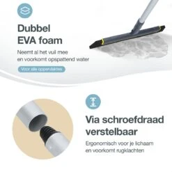 ACE Goods Vloertrekker Met Steel – Vloerwisser Badkamer - Trekker Douche – Raamwisser Verstelbaar – Watertrekker - Incl Ophanghaak -Winkel Voor Dagelijkse Benodigdheden 1200x1200 1766