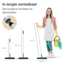 ACE Goods Vloertrekker Met Steel – Vloerwisser Badkamer - Trekker Douche – Raamwisser Verstelbaar – Watertrekker - Incl Ophanghaak -Winkel Voor Dagelijkse Benodigdheden 1200x1200 1768