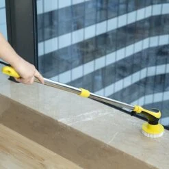 Merkloos Kibani Accu Schrobmachine 3.7V - Spin Scrubber - Elektrische Schrobber - Schrobborstel - Boenmachine - Polijstmachine - Luiwagen - Schrobber Met Steel - Poetsmachine Met 10 Opzetstukken - Multifunctionele Schrobborstel - Elektrische Dweil -Winkel Voor Dagelijkse Benodigdheden 1200x1200 1891