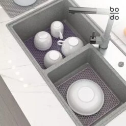 BODO Gootsteenmat Siliconen Donker Grijs - 34.5 X 34.5 Cm - Keuken Accessoires - Gootsteen Beschermer - Onderzetters Siliconen - Anti Kras 15 BODO Gootsteenmat Siliconen Donker Grijs - 34.5 X 34.5 Cm - Keuken Accessoires - Gootsteen Beschermer - Onderzetters Siliconen - Anti Kras -Winkel Voor Dagelijkse Benodigdheden 1200x1200 2204