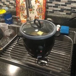 IBright Oprolbare Afdruiprek - Pannen Rooster Hittebestendig - Afdruiprooster - Pannenonderzetter - RVS Zwart 14 IBright Oprolbare Afdruiprek - Pannen Rooster Hittebestendig - Afdruiprooster - Pannenonderzetter - RVS Zwart -Winkel Voor Dagelijkse Benodigdheden 1200x1200 2236