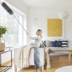 ForDig Telescopische Plumeau Microvezel - Duster Met Telescoopsteel Uitschuifbaar Tot 250 Cm - Wasbaar - 360 Graden Draaibaar -Winkel Voor Dagelijkse Benodigdheden 1200x1200 2499