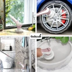 GoScrub® Elektrische Schoonmaakborstel – Elektrische Schrobber - Schrobborstel – Voor Badkamer Of Keuken – Schrobber Met Steel – Luiwagen – Polijstmachine - Roze 17 GoScrub® Elektrische Schoonmaakborstel – Elektrische Schrobber - Schrobborstel – Voor Badkamer Of Keuken – Schrobber Met Steel – Luiwagen – Polijstmachine - Roze -Winkel Voor Dagelijkse Benodigdheden 1200x1200 2605