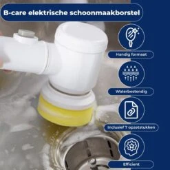 B-care Magic Brush - Elektrische Multifunctionele Schoonmaakborstel - 7 Opzetstukken - Wasborstel - Poetsmachine - Schrobborstel - Handborstel - Werkborstel - Schrobber - Boorborstel - Reinigingsborstel 16 B-care Magic Brush - Elektrische Multifunctionele Schoonmaakborstel - 7 Opzetstukken - Wasborstel - Poetsmachine - Schrobborstel - Handborstel - Werkborstel - Schrobber - Boorborstel - Reinigingsborstel -Winkel Voor Dagelijkse Benodigdheden 1200x1200 2633