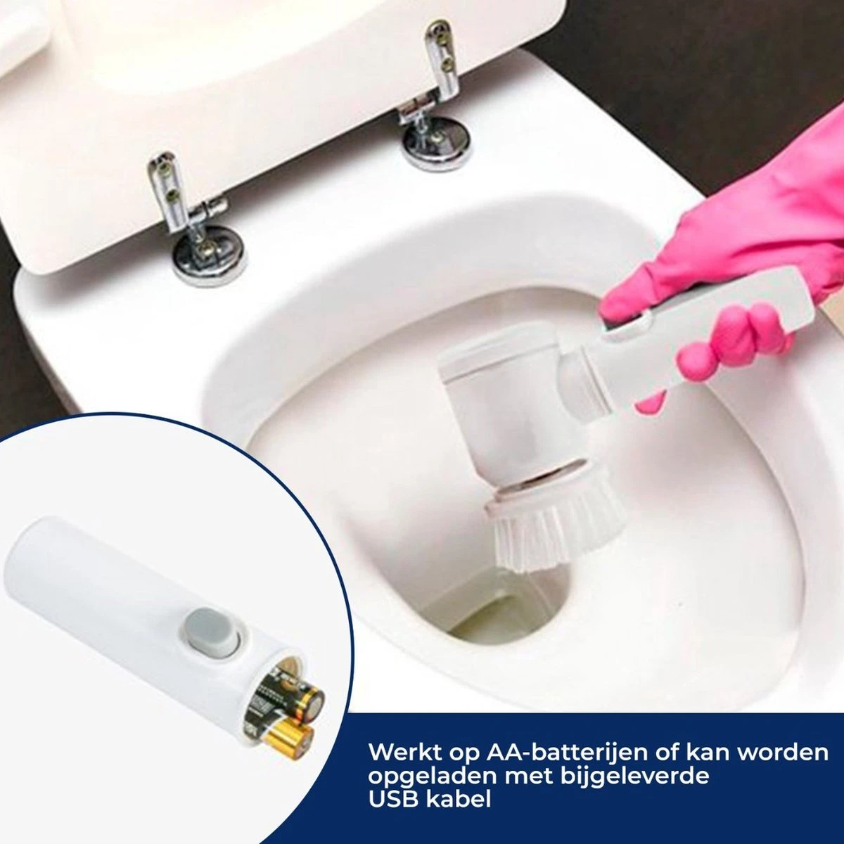 B-care Magic Brush - Elektrische Multifunctionele Schoonmaakborstel - 7 Opzetstukken - Wasborstel - Poetsmachine - Schrobborstel - Handborstel - Werkborstel - Schrobber - Boorborstel - Reinigingsborstel 6 B-care Magic Brush - Elektrische Multifunctionele Schoonmaakborstel - 7 Opzetstukken - Wasborstel - Poetsmachine - Schrobborstel - Handborstel - Werkborstel - Schrobber - Boorborstel - Reinigingsborstel - Afbeelding 4