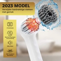 MostEssential Premium Elektrische Schoonmaakborstel 2023 Model – Elektrische Schrobber - Schrobborstel - Poetsmachine – Voor Badkamer Of Keuken - Inclusief 4 Borstelkoppen 14 MostEssential Premium Elektrische Schoonmaakborstel 2023 Model – Elektrische Schrobber - Schrobborstel - Poetsmachine – Voor Badkamer Of Keuken - Inclusief 4 Borstelkoppen -Winkel Voor Dagelijkse Benodigdheden 1200x1200 2653