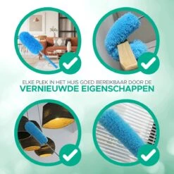 WITTS Telescopische Plumeau Met Telescoopsteel - 60 Tot 140 Cm - Uitschuifbaar - Blauw -Winkel Voor Dagelijkse Benodigdheden 1200x1200 2747