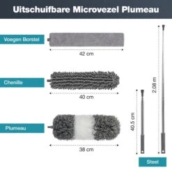 Novabeau® - Telescopische Plumeau – Plumeau Met Telescoopsteel – Ragebol – Uitschuifbaar – Grijs – 3-delige Set 12 Novabeau® - Telescopische Plumeau – Plumeau Met Telescoopsteel – Ragebol – Uitschuifbaar – Grijs – 3-delige Set -Winkel Voor Dagelijkse Benodigdheden 1200x1200 2766