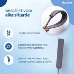 Woodoro Ragebol Uitschuifbaar Complete 9-Delige Set - Verstelbare Telescoopsteel - Plumeau - RVS - Zwart & Grijs -Winkel Voor Dagelijkse Benodigdheden 1200x1200 2780