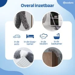 Woodoro Ragebol Uitschuifbaar Complete 9-Delige Set - Verstelbare Telescoopsteel - Plumeau - RVS - Zwart & Grijs -Winkel Voor Dagelijkse Benodigdheden 1200x1200 2786