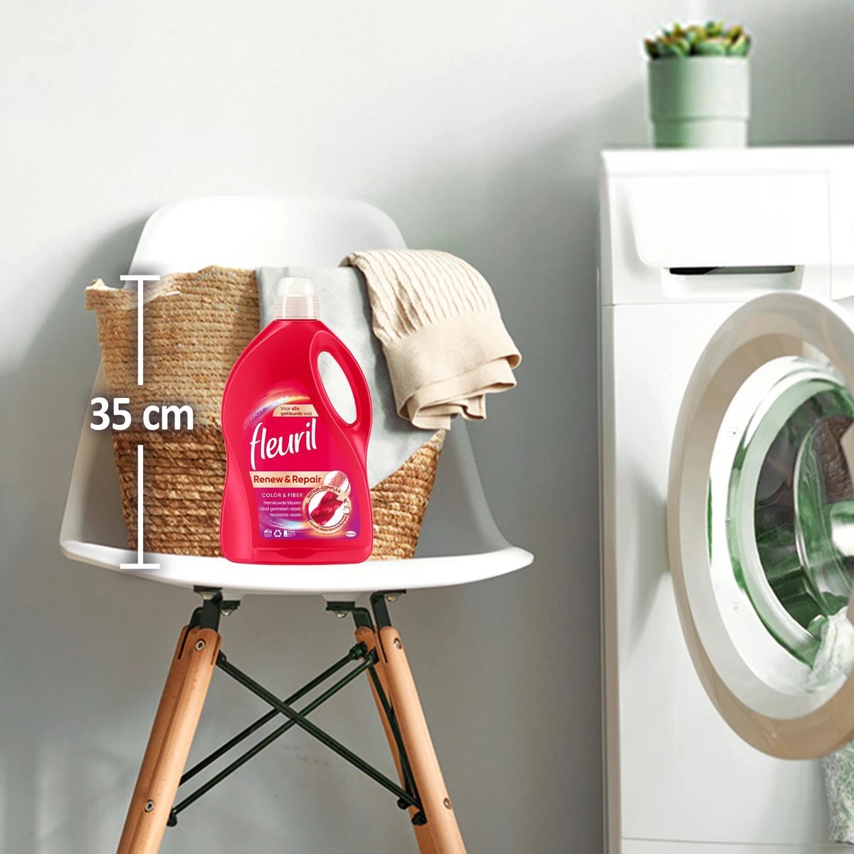 Fleuril Color & Fiber - Vloeibaar Wasmiddel - Gekleurde Was - 45 Wasbeurten 7 Fleuril Color & Fiber - Vloeibaar Wasmiddel - Gekleurde Was - 45 Wasbeurten - Afbeelding 5